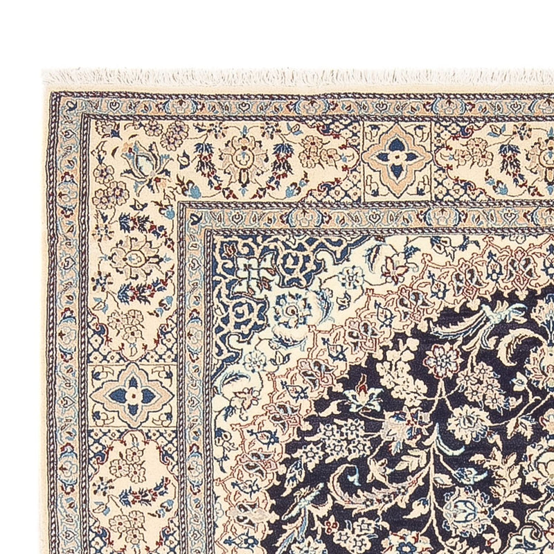 Perzisch tapijt - Nain - Premium - 195 x 130 cm - donkerblauw