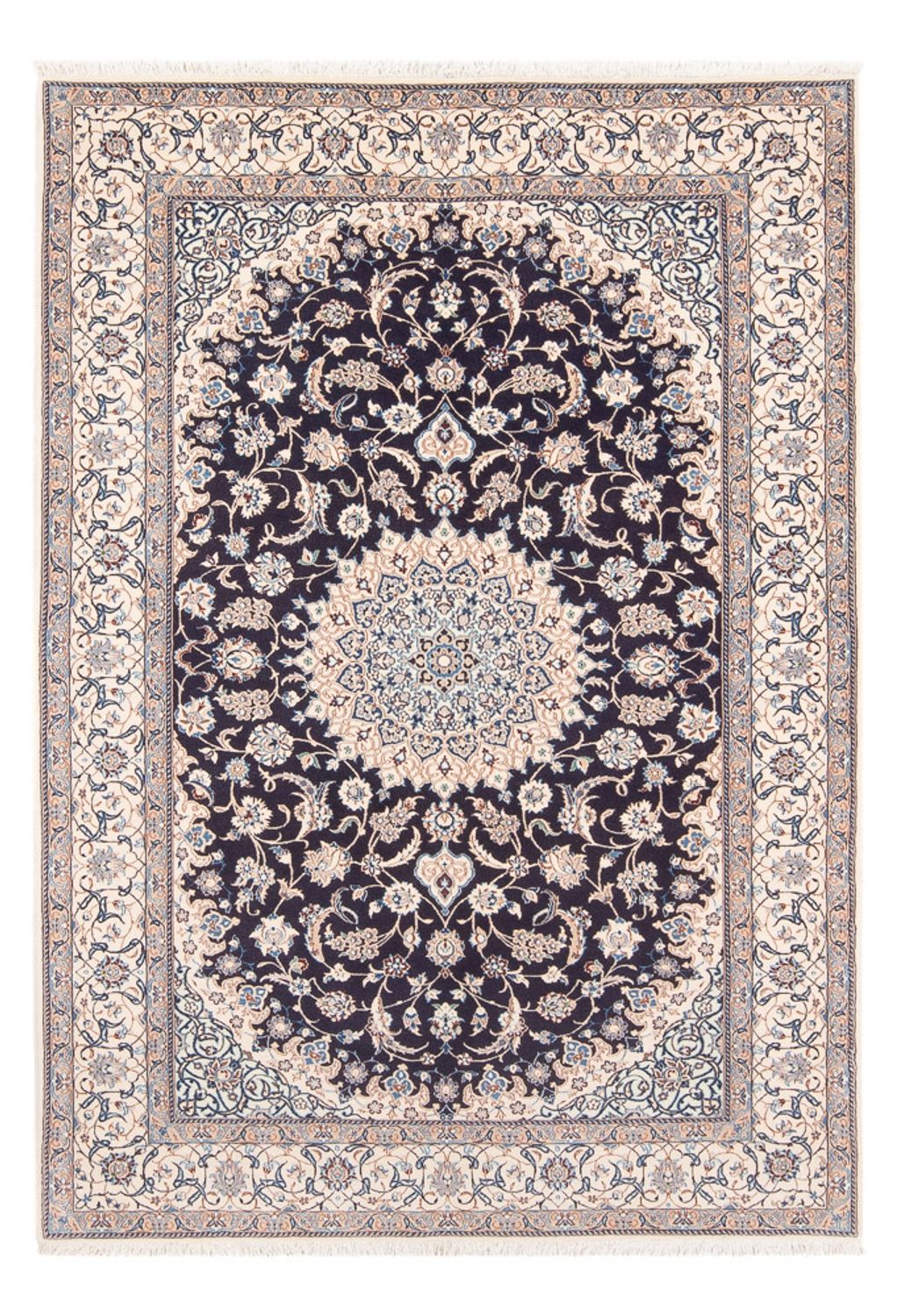Perzisch tapijt - Nain - Premium - 200 x 130 cm - donkerblauw