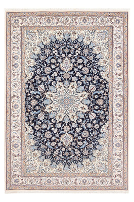 Perzisch tapijt - Nain - Premium - 198 x 130 cm - donkerblauw