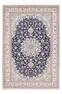 Perzisch tapijt - Nain - Premium - 198 x 130 cm - donkerblauw
