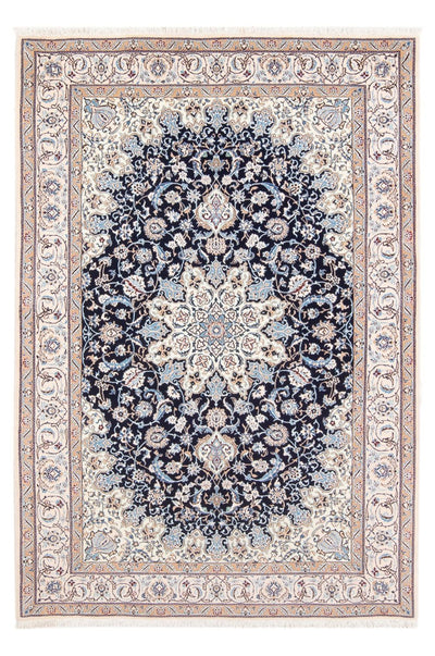 Nain - 6La Tapijt 130x198cm - Perzisch tapijt - donkerblauw