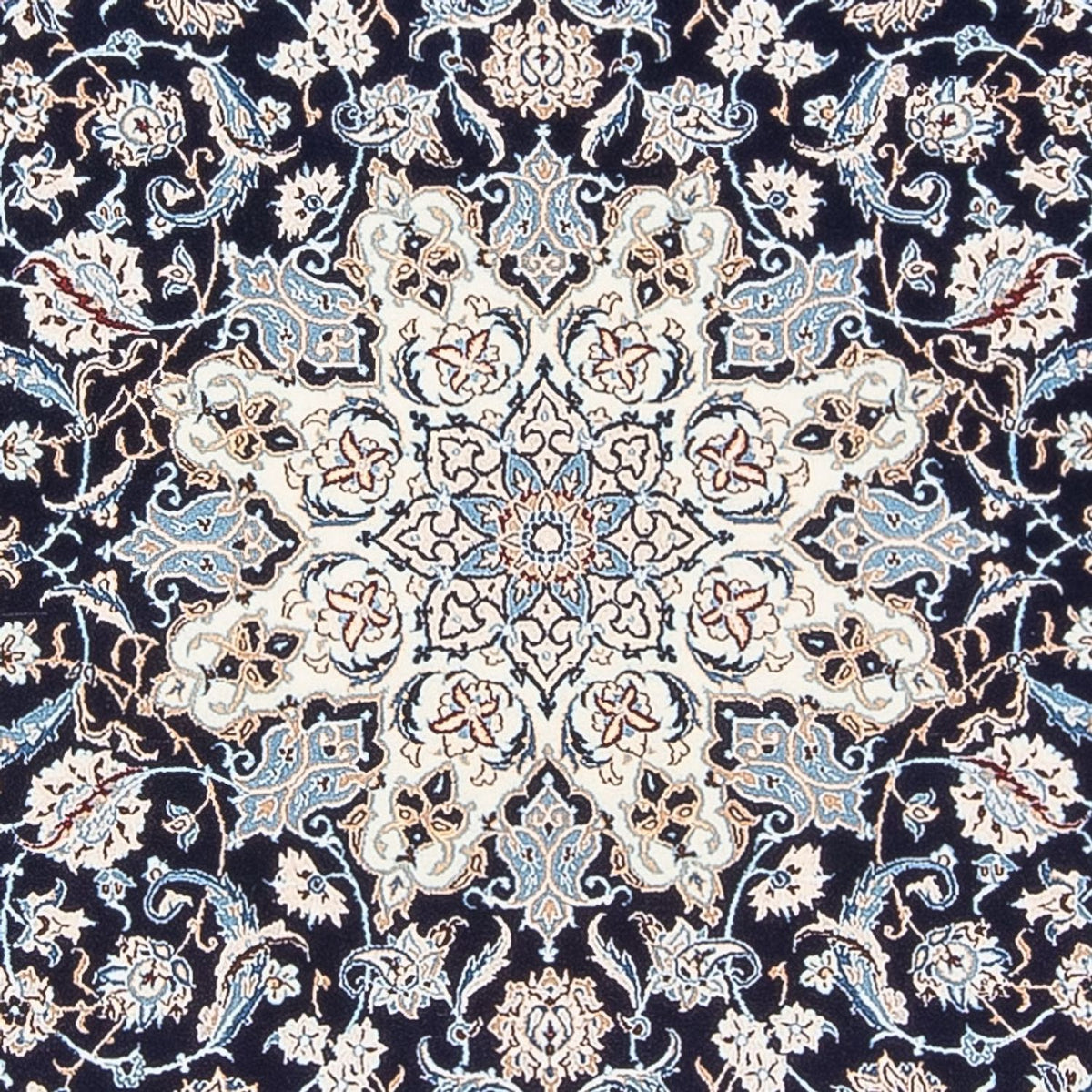 Perzisch tapijt - Nain - Premium - 198 x 130 cm - donkerblauw