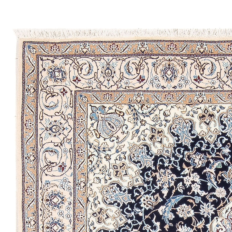 Perzisch tapijt - Nain - Premium - 198 x 130 cm - donkerblauw