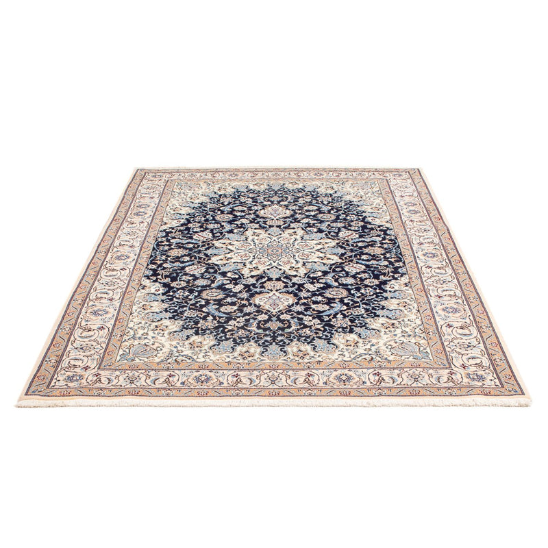 Perzisch tapijt - Nain - Premium - 198 x 130 cm - donkerblauw