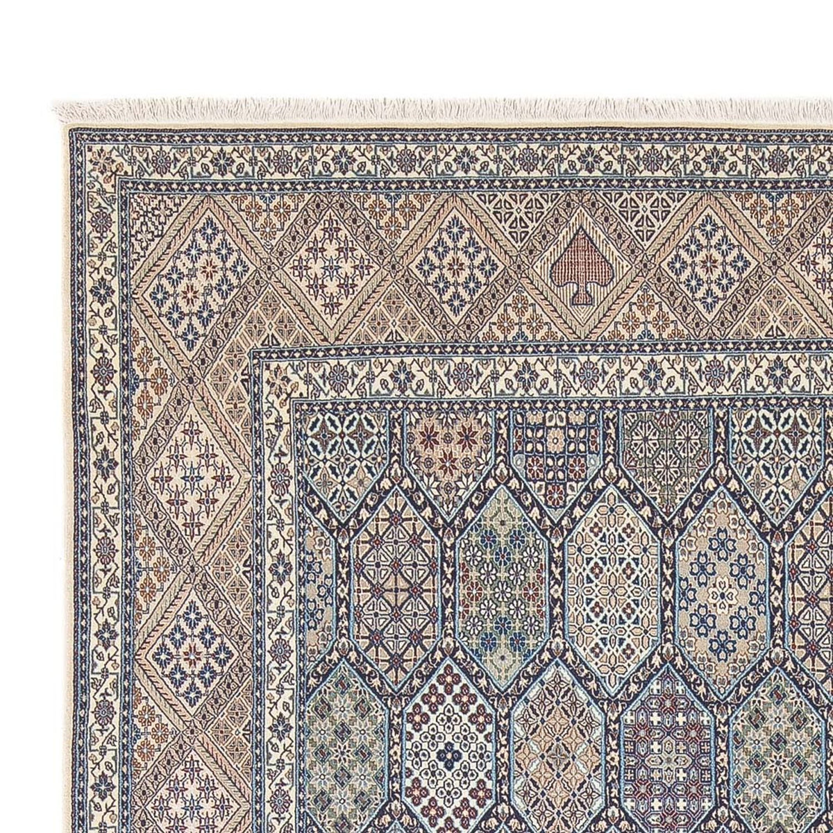 Perzisch tapijt - Nain - Premium - 304 x 208 cm - zand