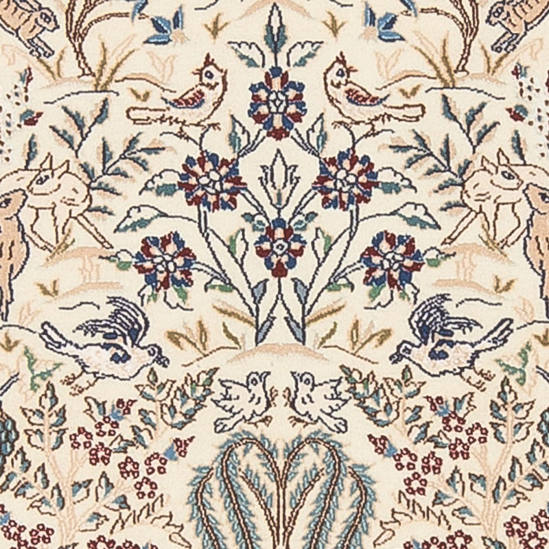 Perzisch tapijt - Nain - Premium - 140 x 100 cm - crème