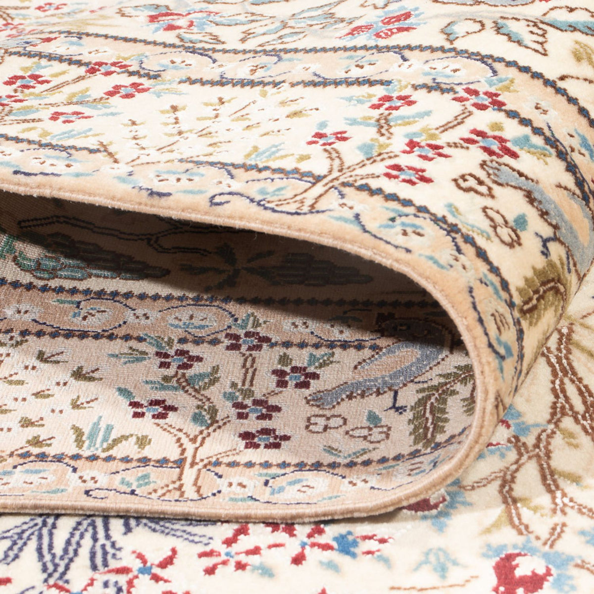 Perzisch tapijt - Nain - Premium - 140 x 100 cm - crème