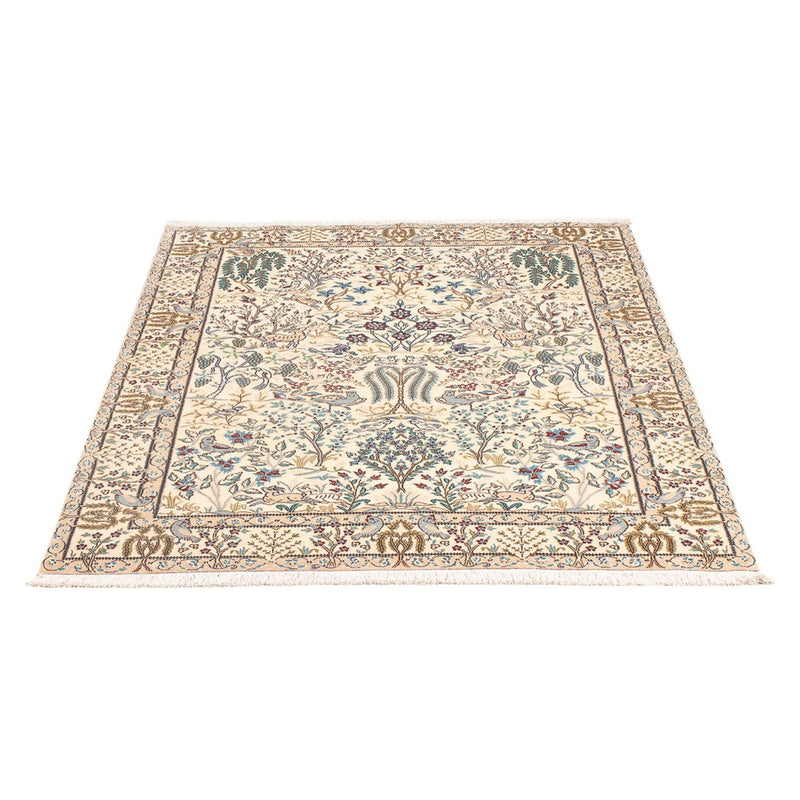 Perzisch tapijt - Nain - Premium - 140 x 100 cm - crème