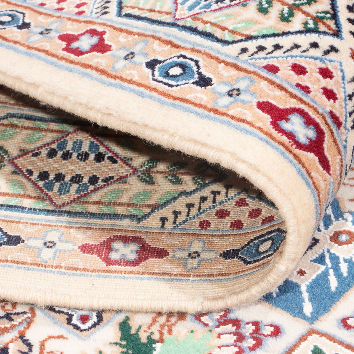 Perzisch tapijt - Nain - Premium - 130 x 87 cm - crème