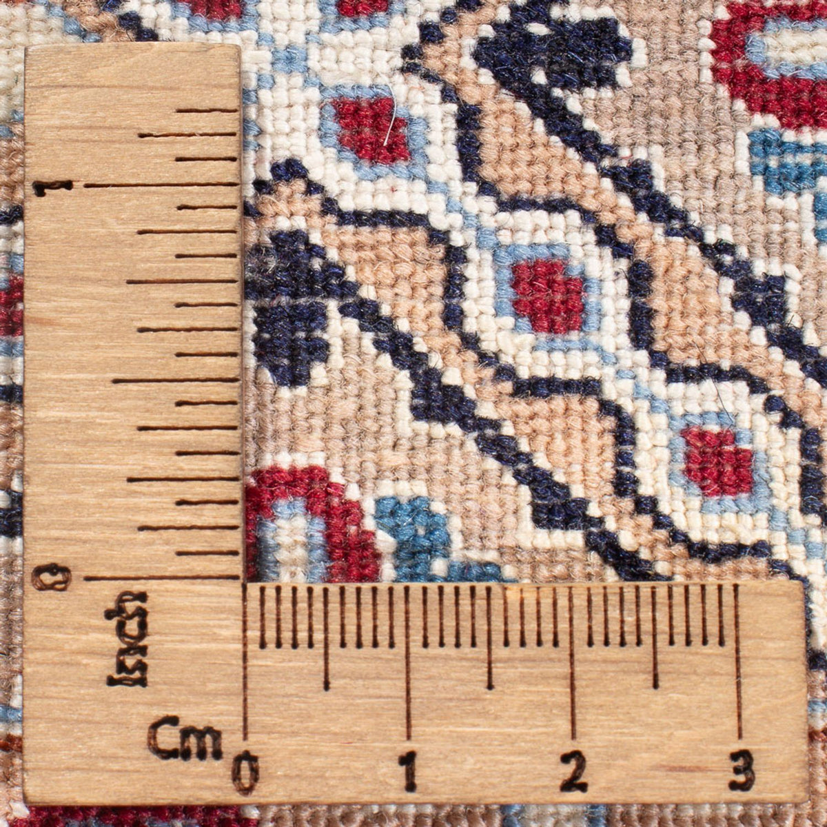 Perzisch tapijt - Nain - Premium - 130 x 87 cm - crème