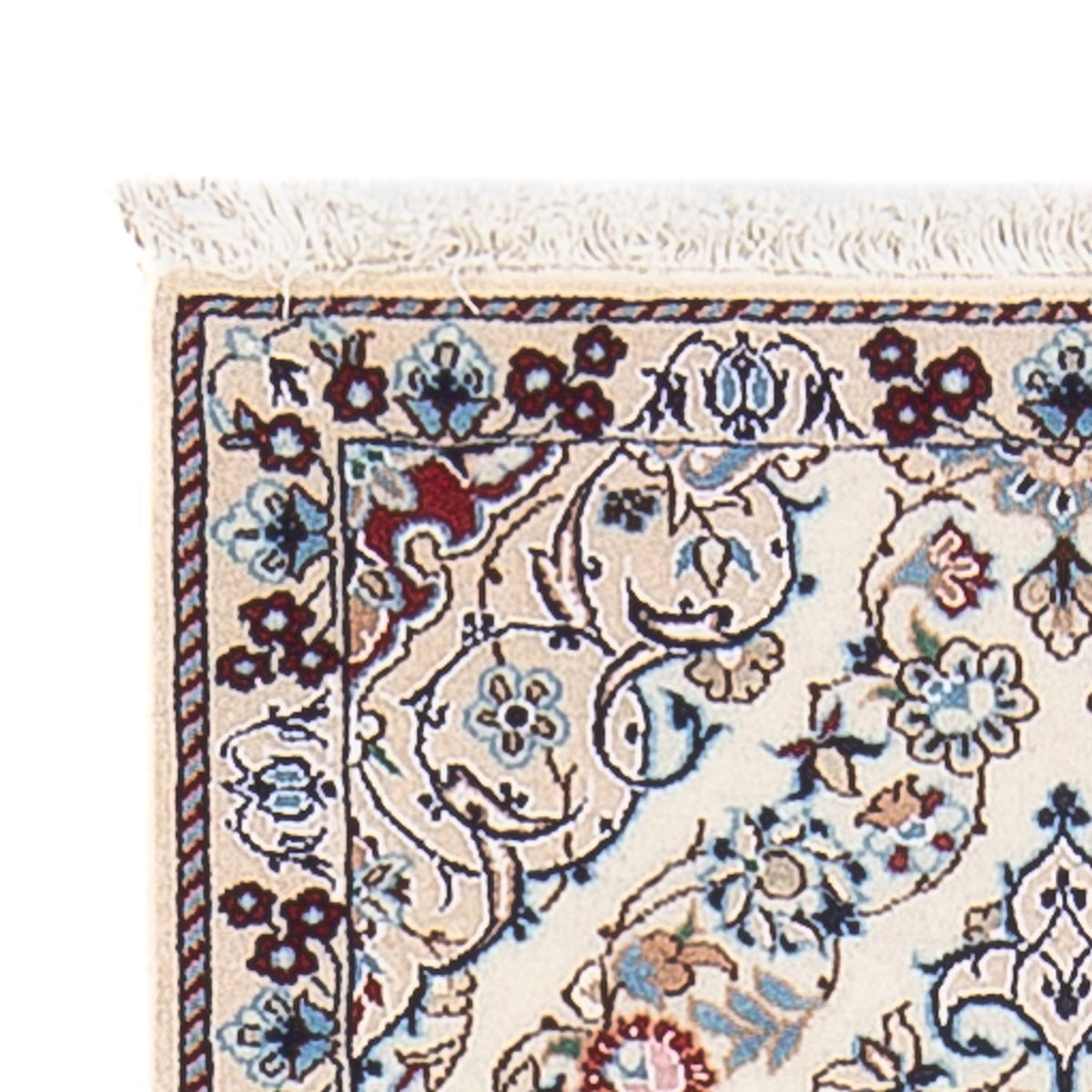 Loper Perzisch tapijt - Nain - Premium - 140 x 48 cm - crème