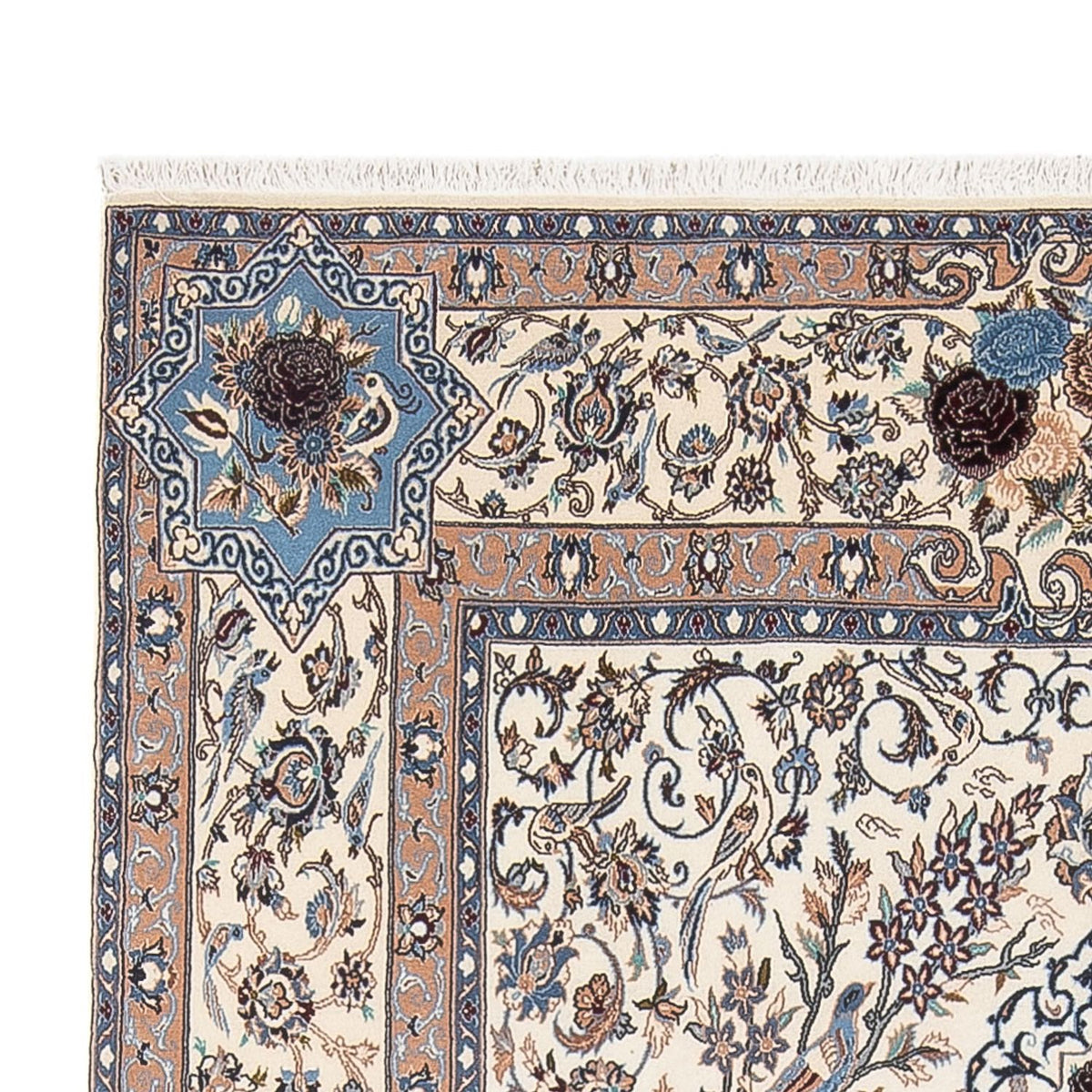 Perzisch tapijt - Nain - Premium - 252 x 146 cm - zand