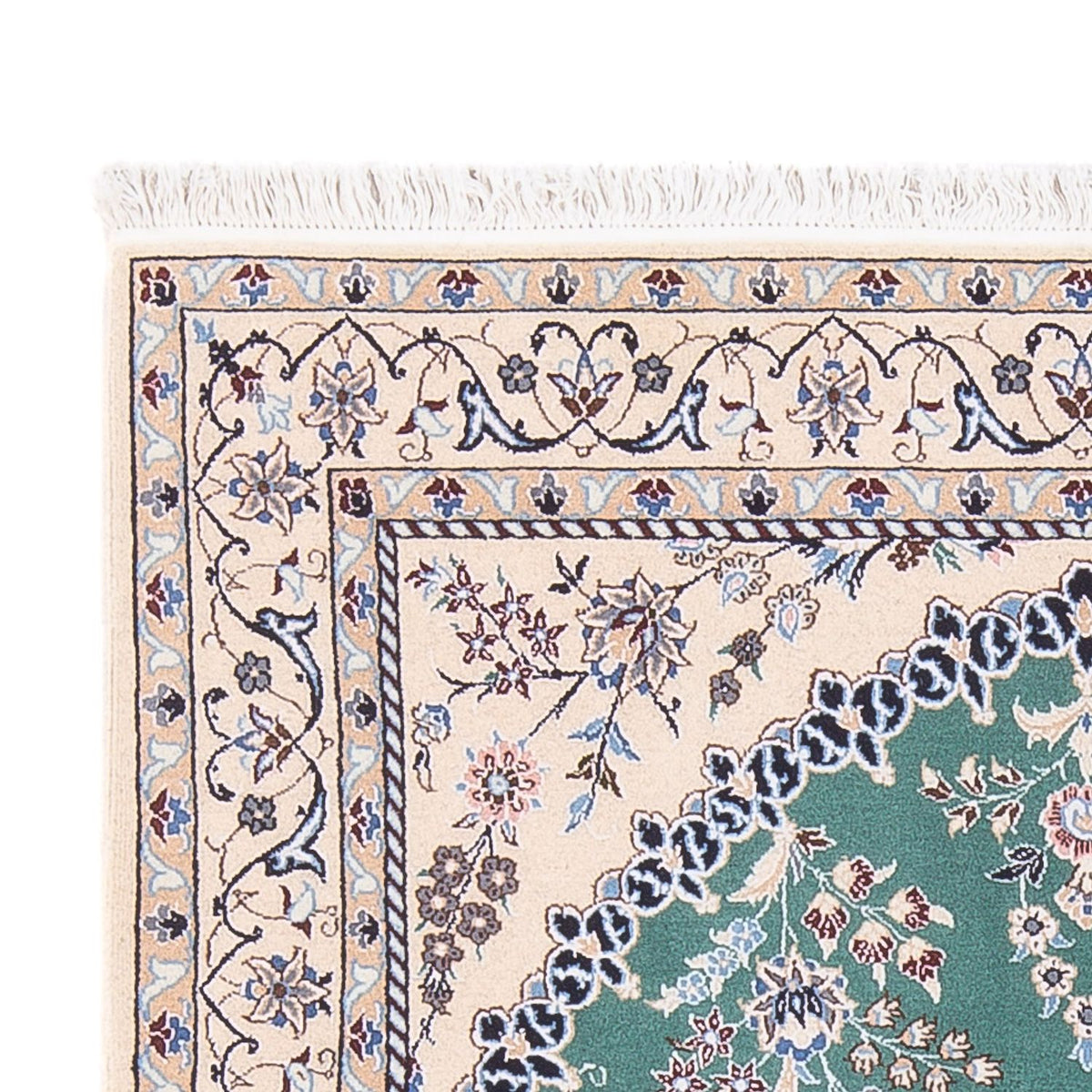 Perzisch tapijt - Nain - Premium - 153 x 100 cm - groen