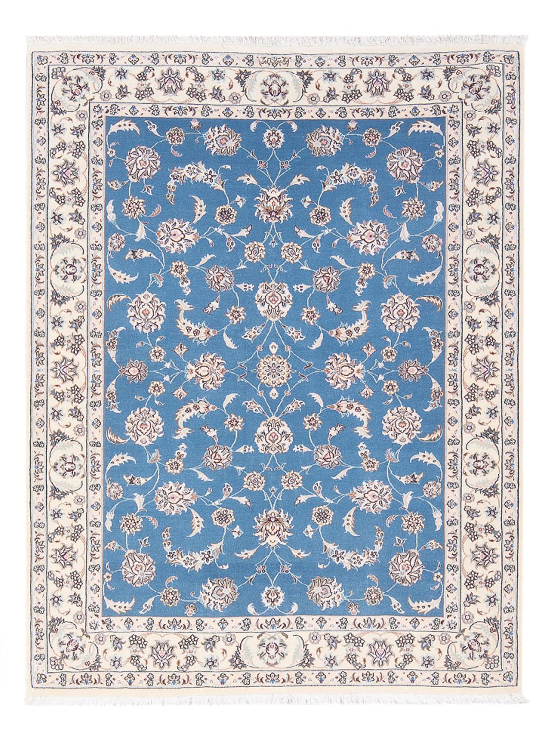 Perzisch tapijt - Nain - Premium - 150 x 103 cm - blauw