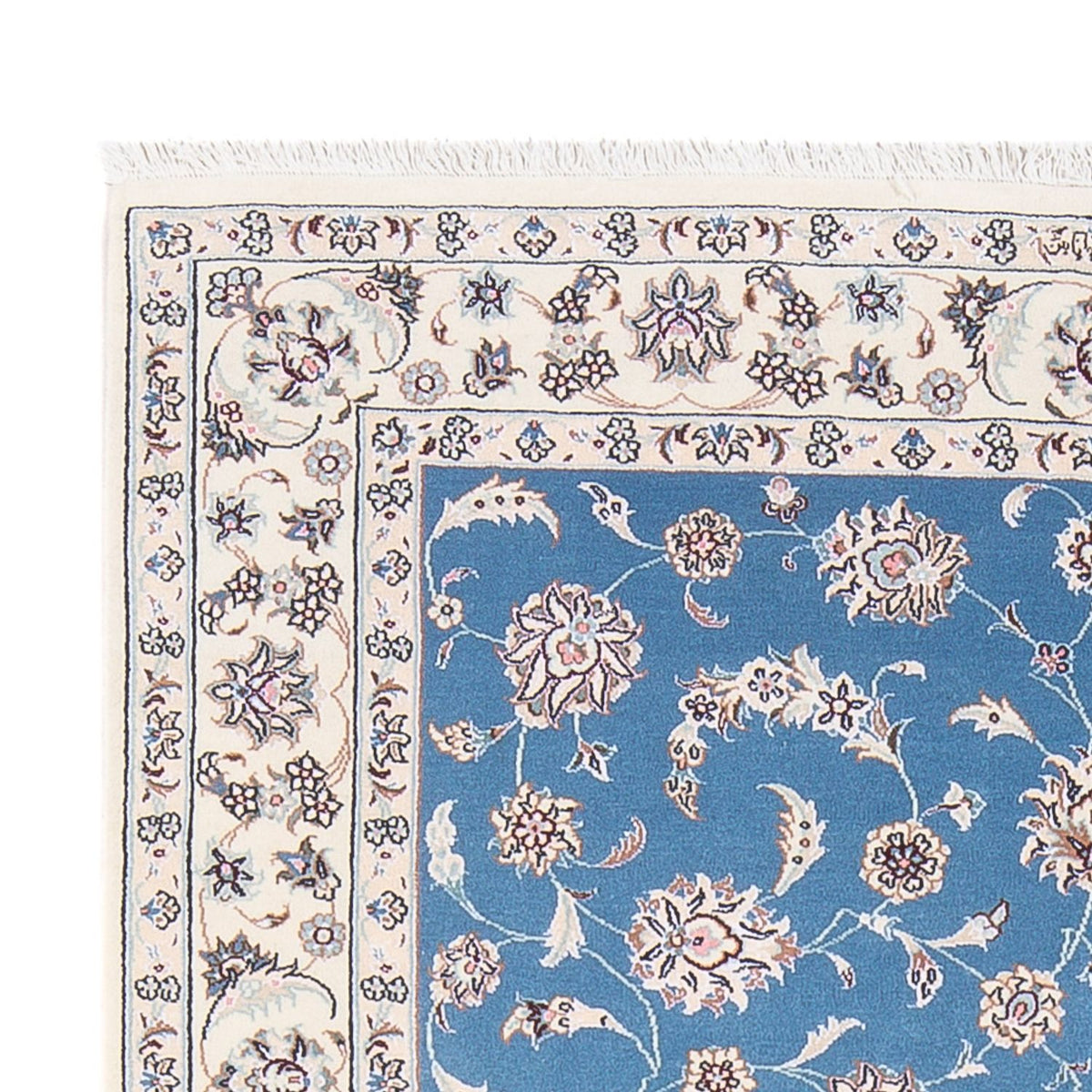 Perzisch tapijt - Nain - Premium - 150 x 103 cm - blauw