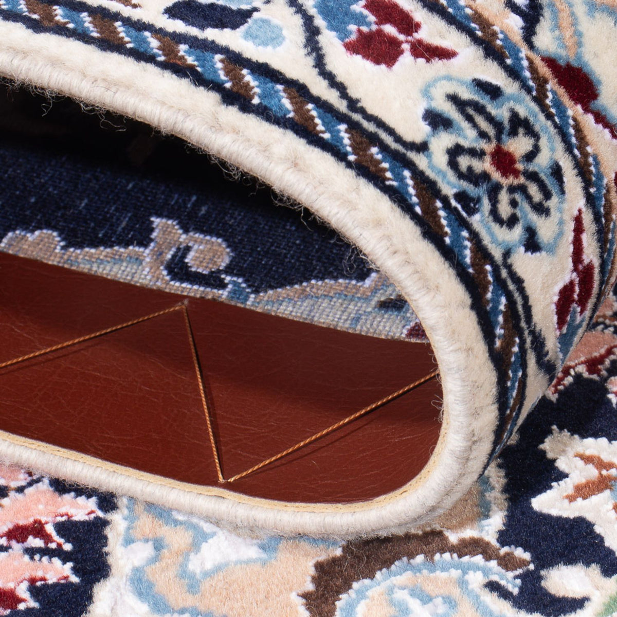 Loper Perzisch tapijt - Nain - Premium - 202 x 46 cm - donkerblauw