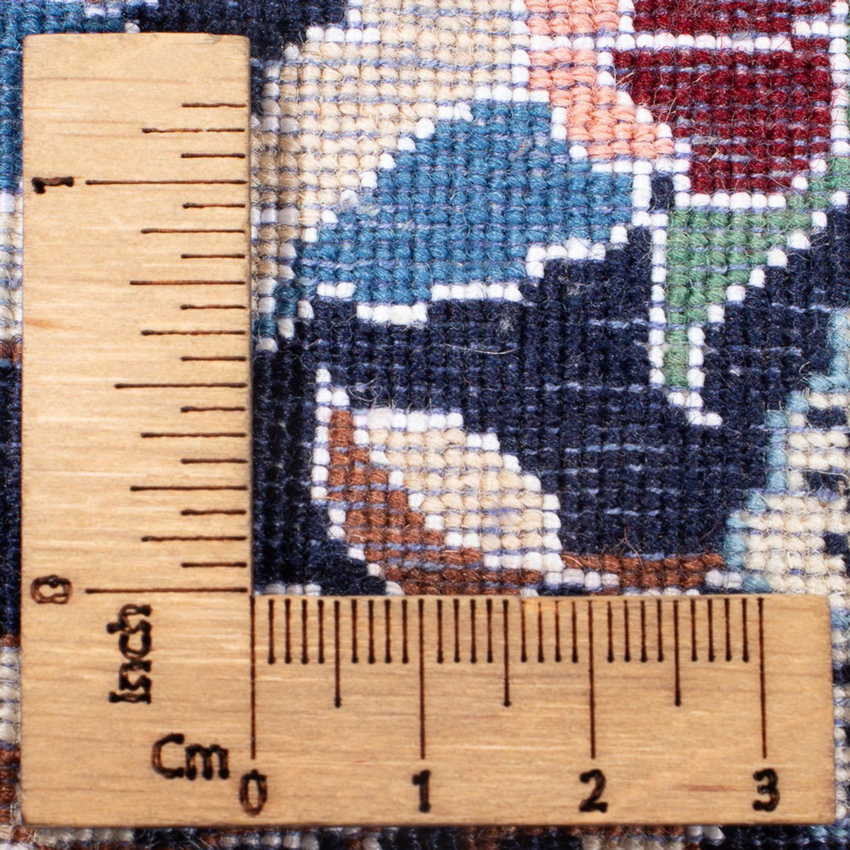 Loper Perzisch tapijt - Nain - Premium - 202 x 46 cm - donkerblauw