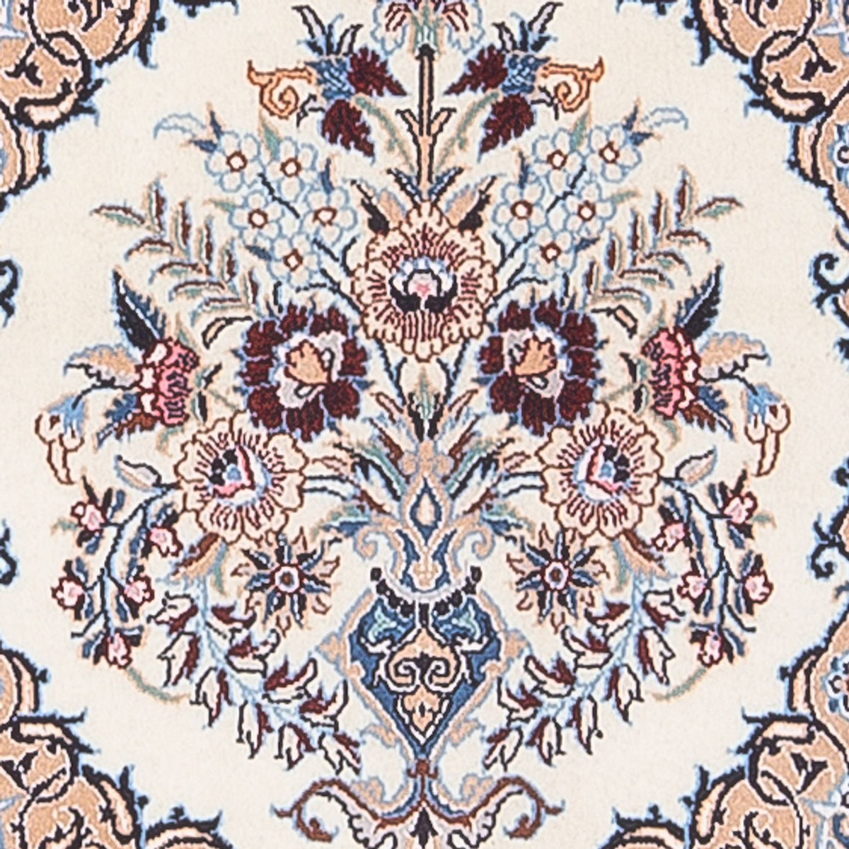 Loper Perzisch tapijt - Nain - Premium - 203 x 48 cm - crème