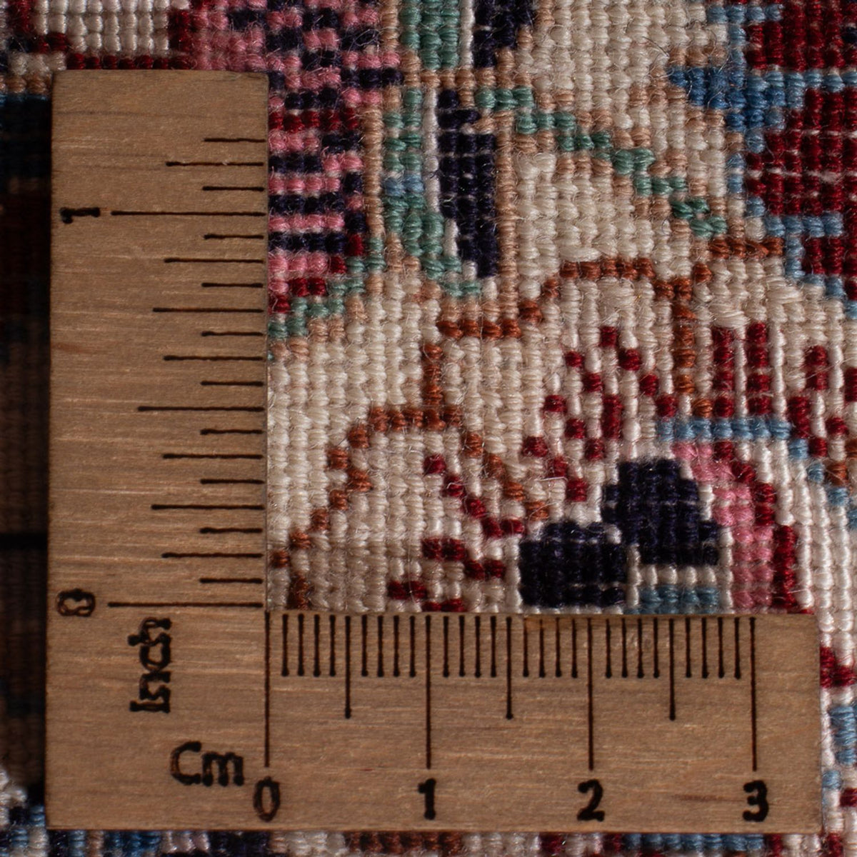 Loper Perzisch tapijt - Nain - Premium - 203 x 48 cm - crème