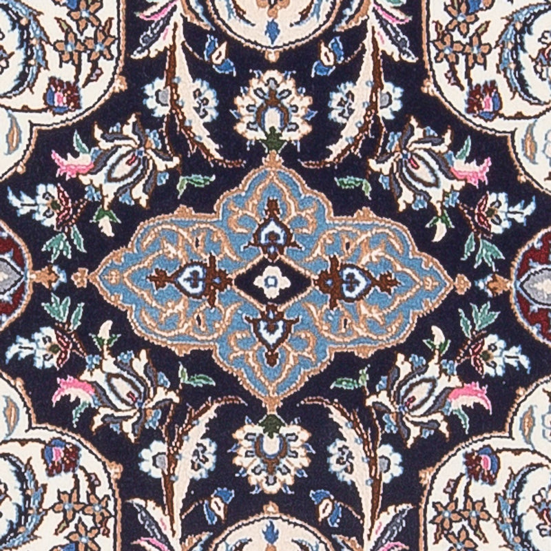 Loper Perzisch tapijt - Nain - Premium - 220 x 52 cm - donkerblauw