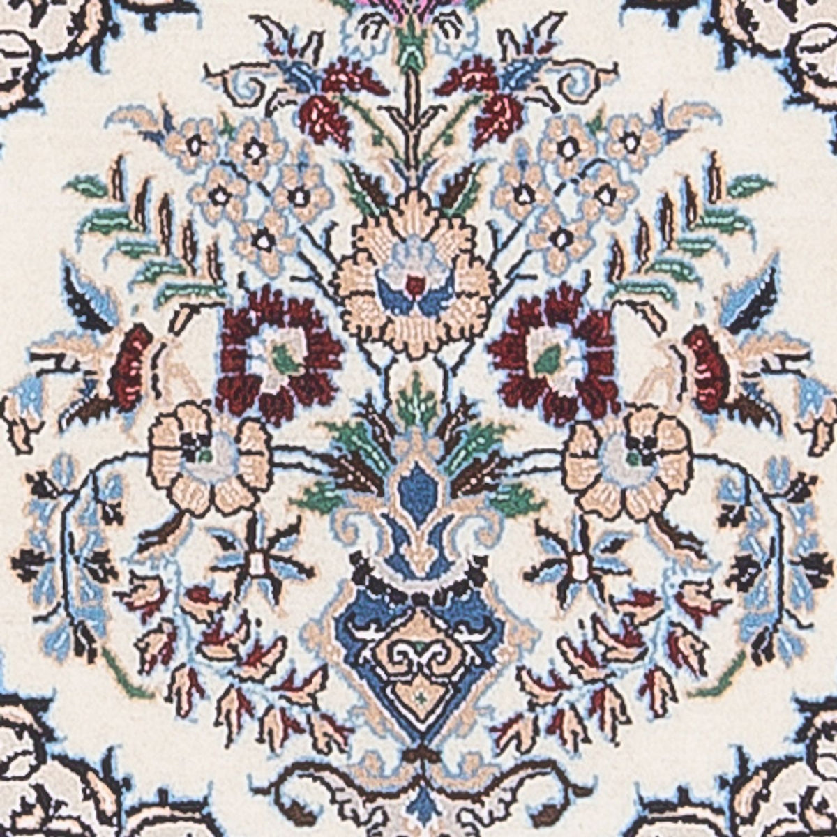 Loper Perzisch tapijt - Nain - Premium - 194 x 48 cm - crème