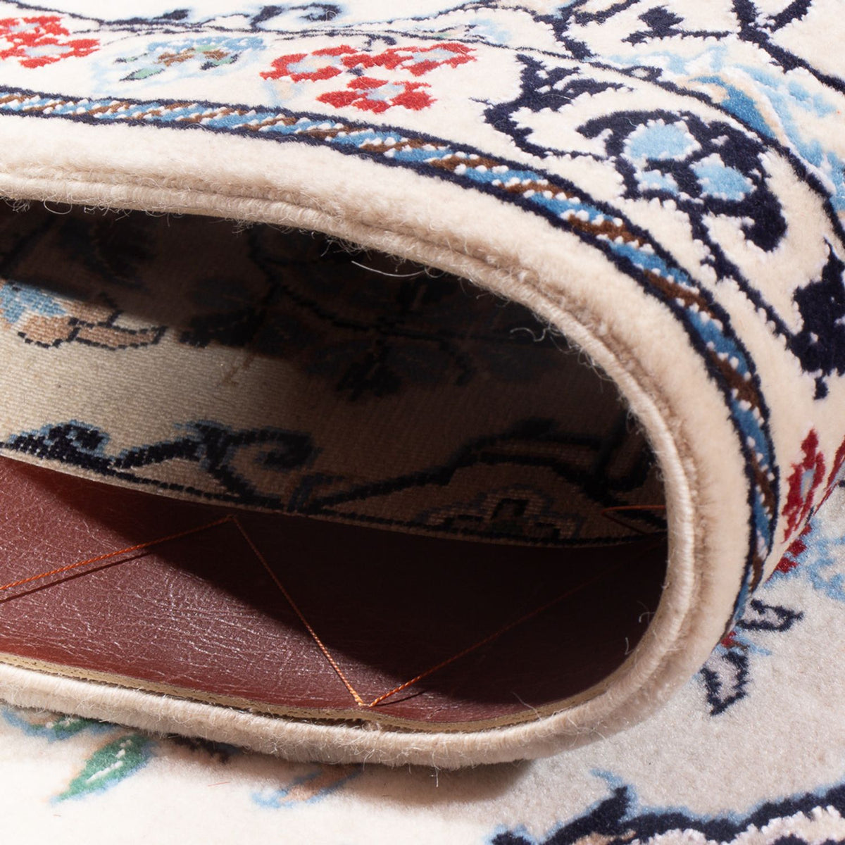 Loper Perzisch tapijt - Nain - Premium - 194 x 48 cm - crème