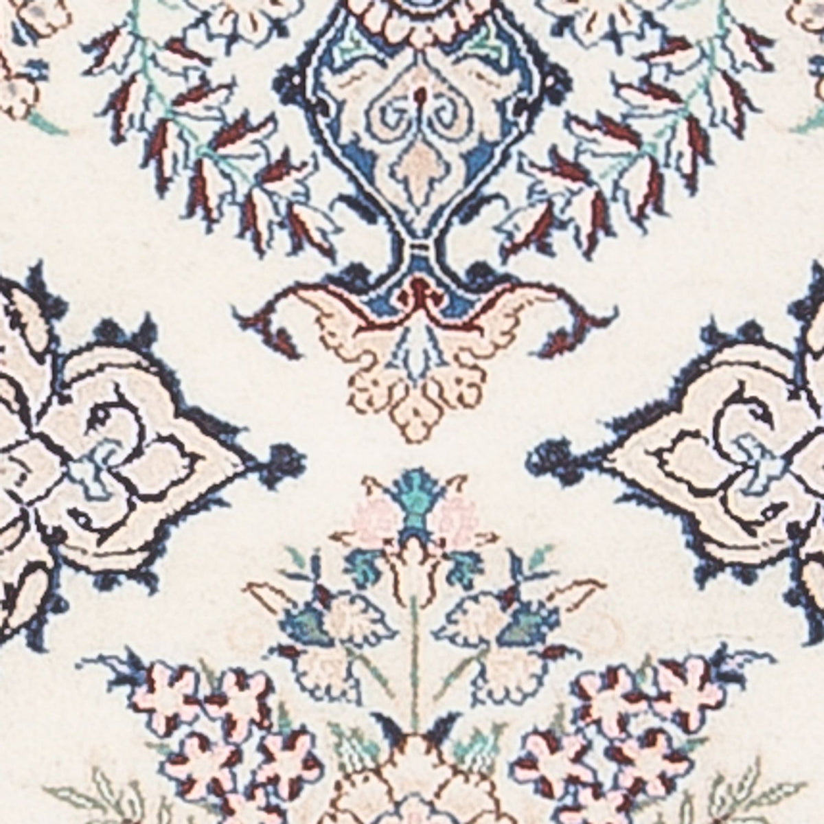 Loper Perzisch tapijt - Nain - Premium - 155 x 48 cm - crème