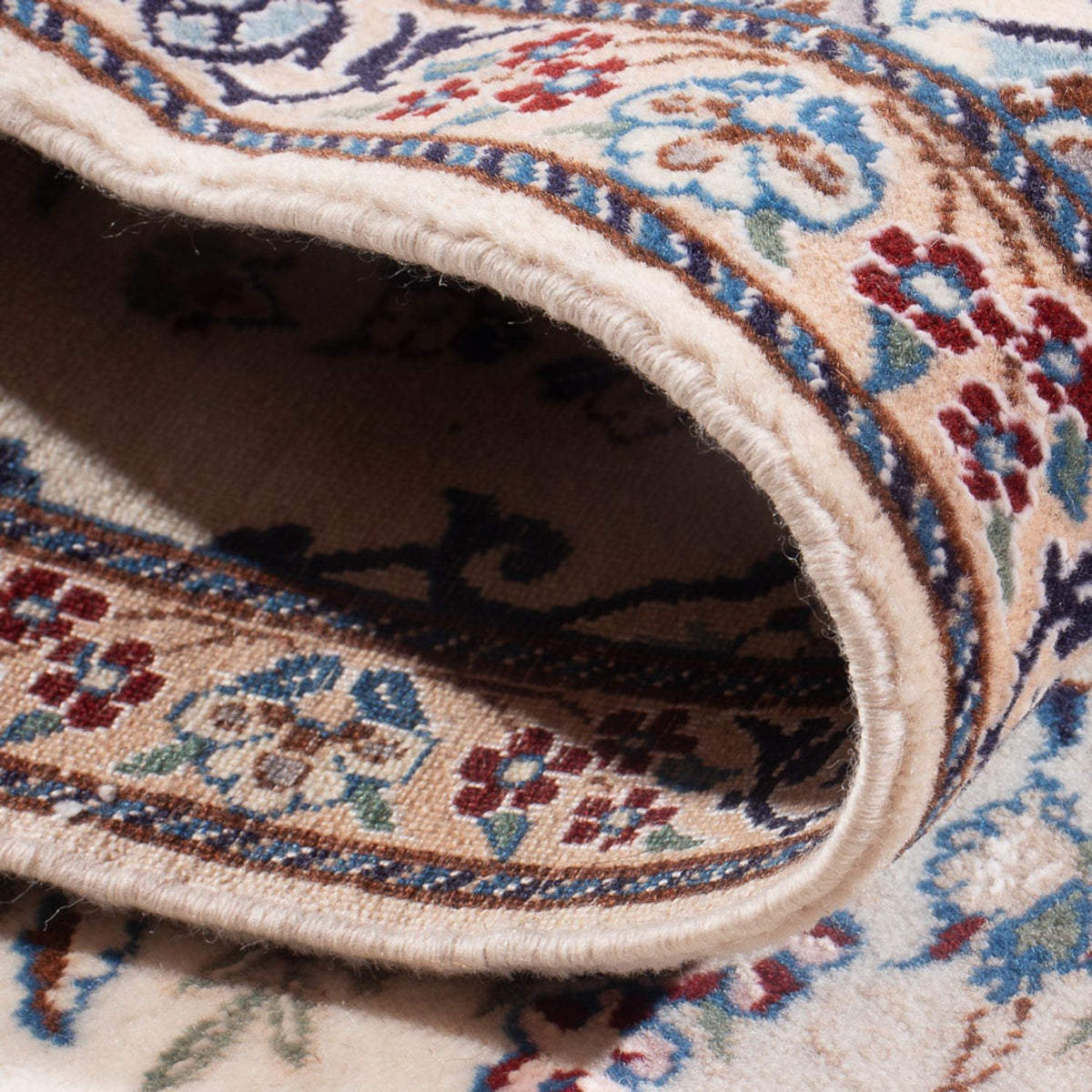 Loper Perzisch tapijt - Nain - Premium - 155 x 48 cm - crème