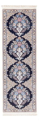 Loper Perzisch tapijt - Nain - Premium - 156 x 50 cm - donkerblauw
