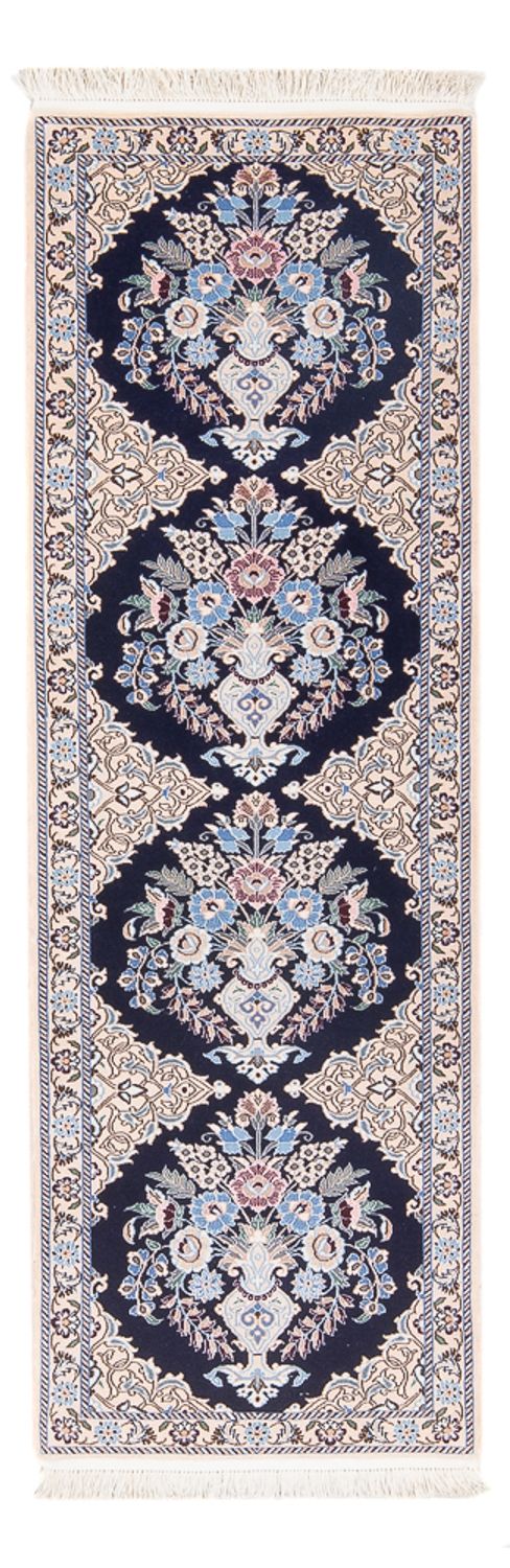 Loper Perzisch tapijt - Nain - Premium - 156 x 50 cm - donkerblauw
