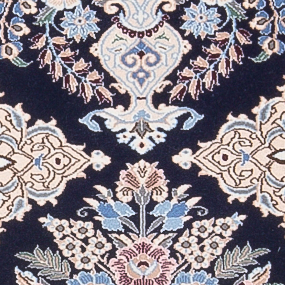 Loper Perzisch tapijt - Nain - Premium - 156 x 50 cm - donkerblauw