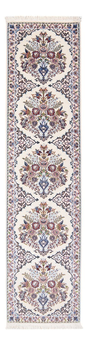 Loper Perzisch tapijt - Nain - Premium - 196 x 52 cm - crème