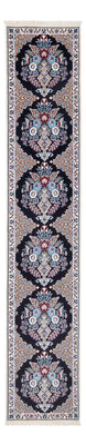 Loper Perzisch tapijt - Nain - Premium - 230 x 47 cm - donkerblauw