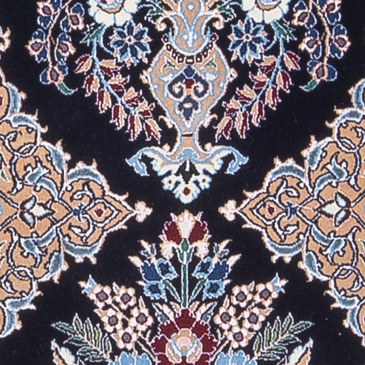 Loper Perzisch tapijt - Nain - Premium - 230 x 47 cm - donkerblauw