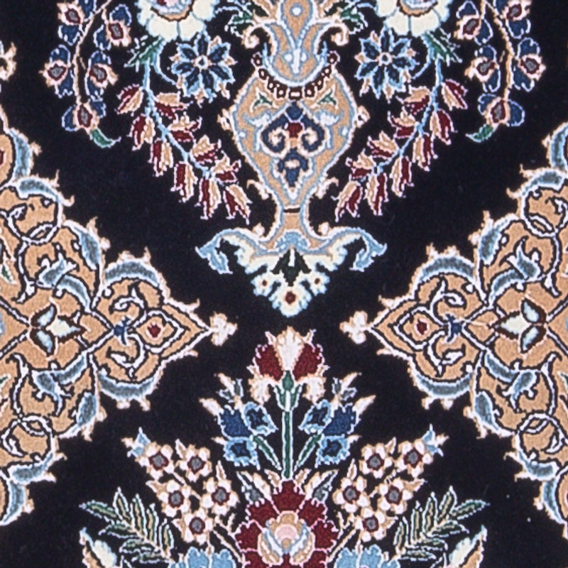 Loper Perzisch tapijt - Nain - Premium - 230 x 47 cm - donkerblauw