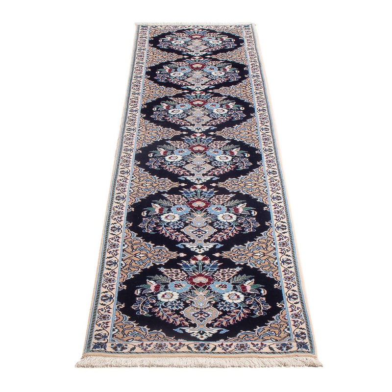 Loper Perzisch tapijt - Nain - Premium - 230 x 47 cm - donkerblauw