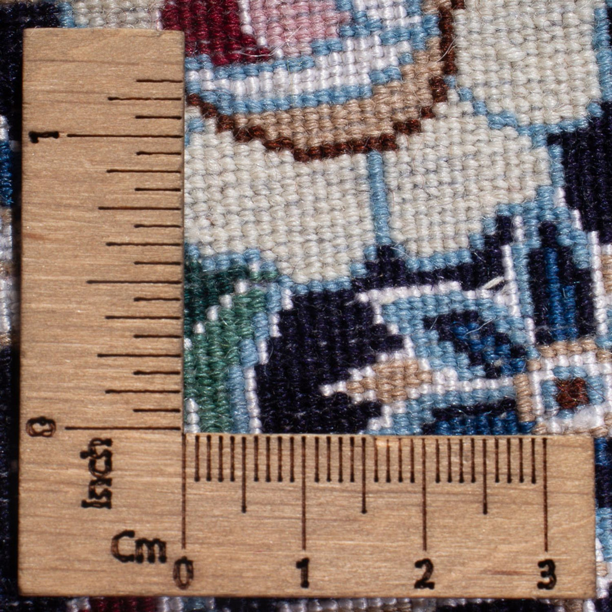 Loper Perzisch tapijt - Nain - Premium - 230 x 47 cm - donkerblauw