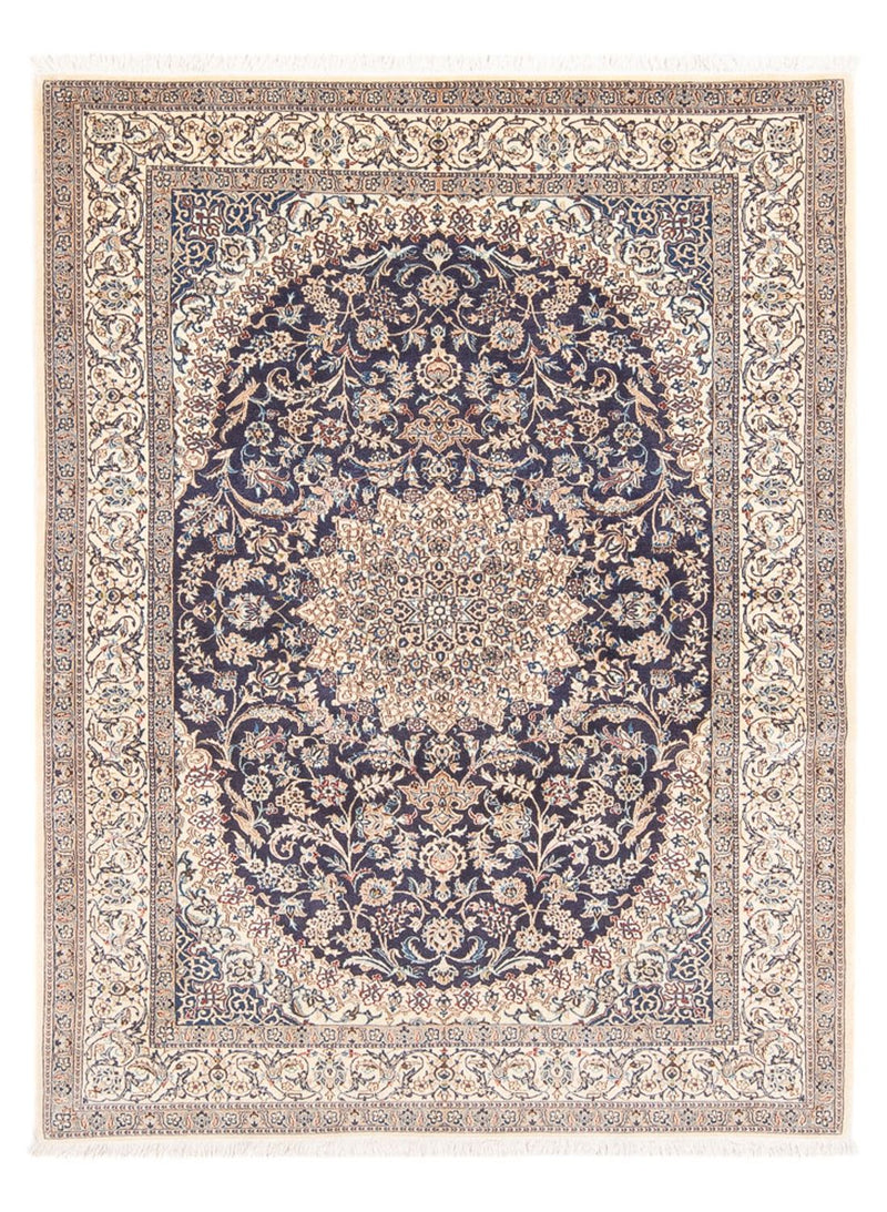 Perzisch tapijt - Nain - Premium - 188 x 130 cm - donkerblauw
