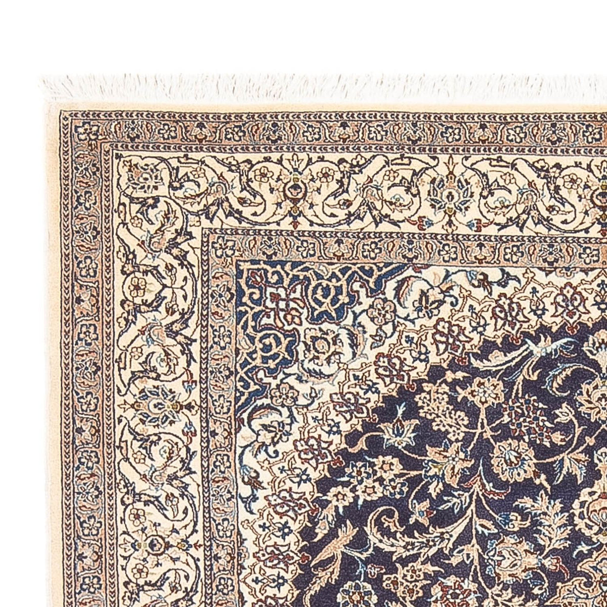 Perzisch tapijt - Nain - Premium - 188 x 130 cm - donkerblauw