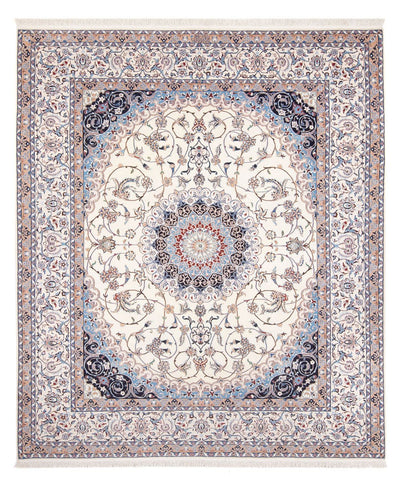 Nain - 6La Tapijt 210x263cm - Perzisch tapijt - crème