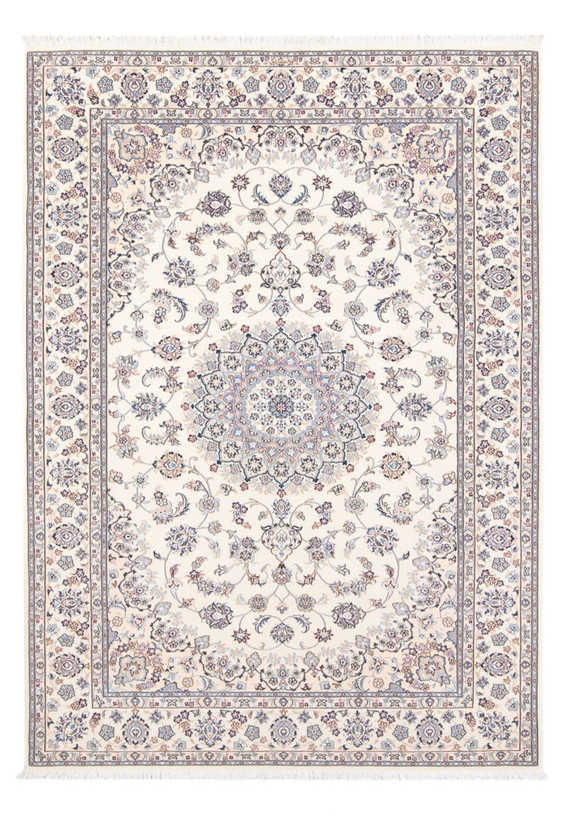 Perzisch tapijt - Nain - Premium - 208 x 130 cm - crème