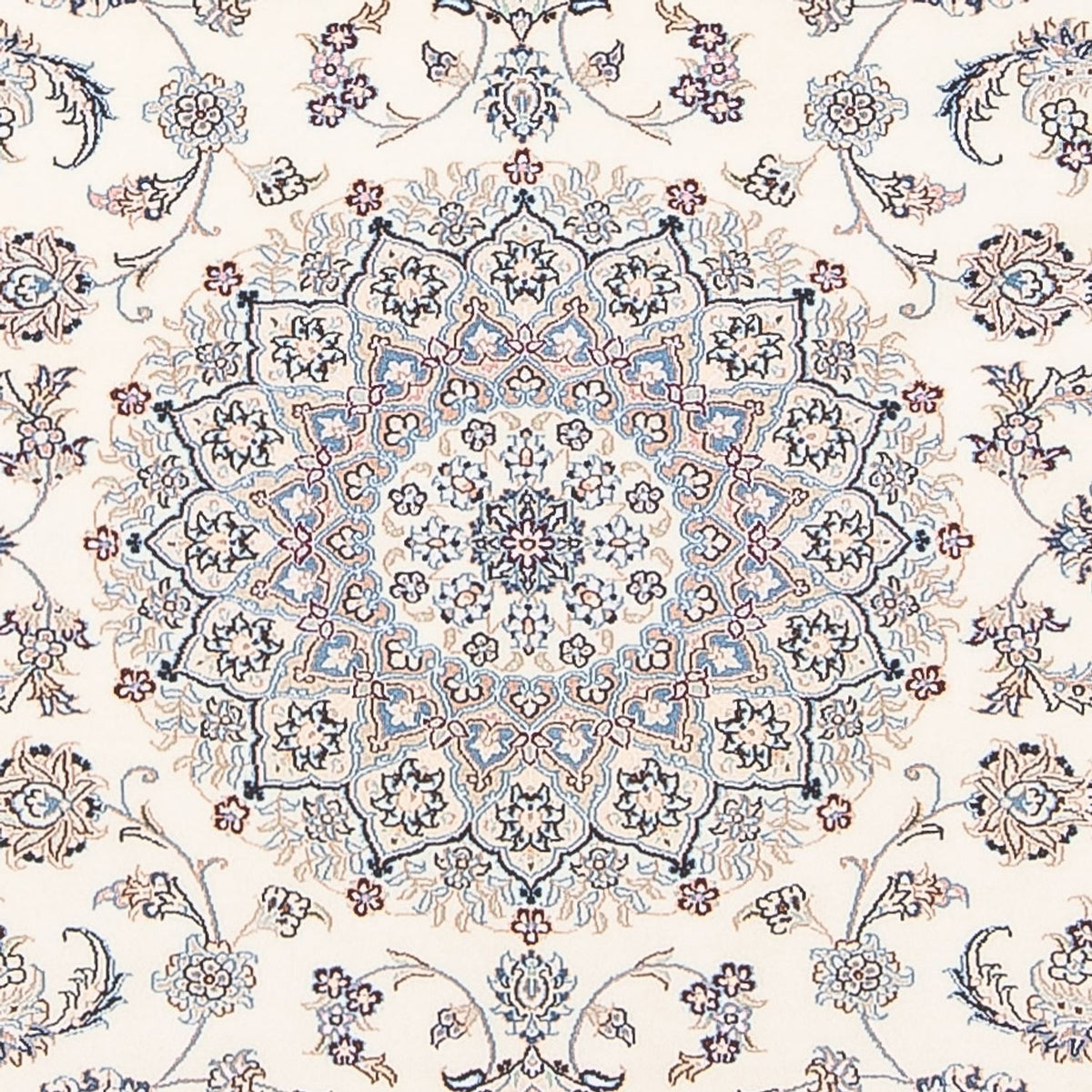 Perzisch tapijt - Nain - Premium - 208 x 130 cm - crème