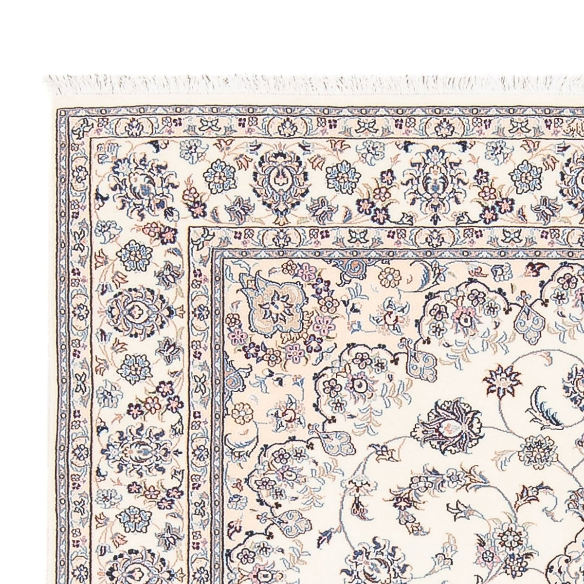 Perzisch tapijt - Nain - Premium - 208 x 130 cm - crème