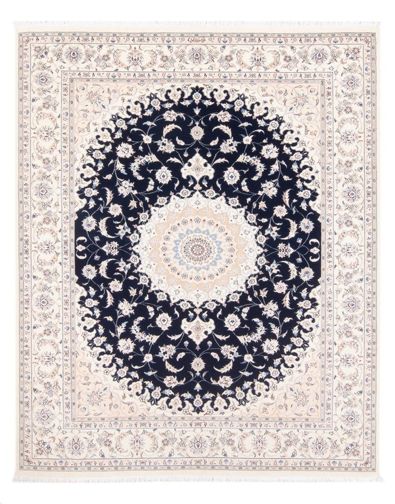 Perzisch tapijt - Nain - Premium - 198 x 132 cm - donkerblauw