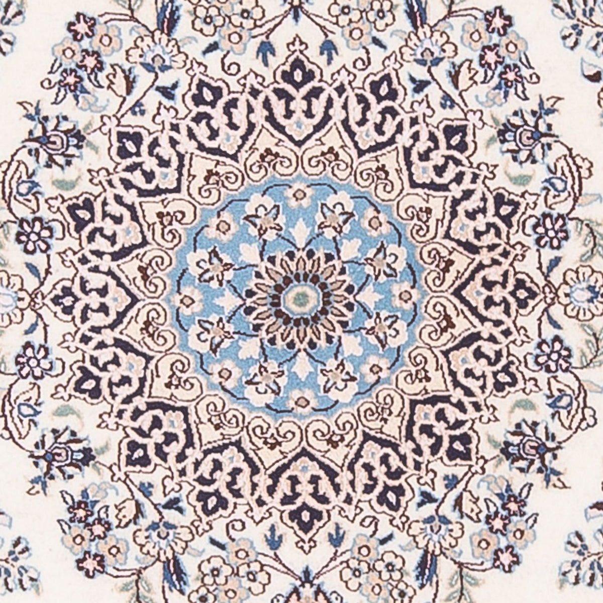 Perzisch tapijt - Nain - Premium - 146 x 100 cm - crème