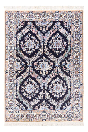Perzisch tapijt - Nain - Premium - 142 x 98 cm - donkerblauw
