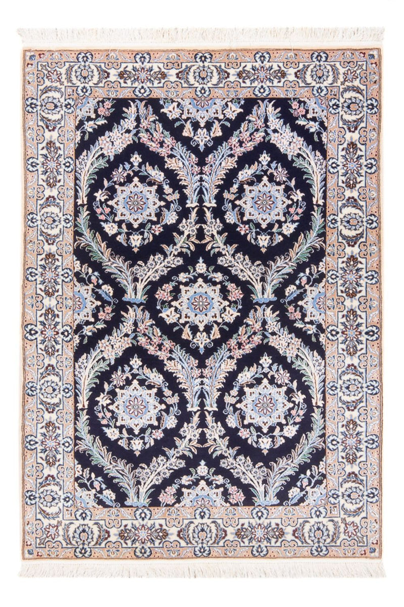 Perzisch tapijt - Nain - Premium - 142 x 98 cm - donkerblauw