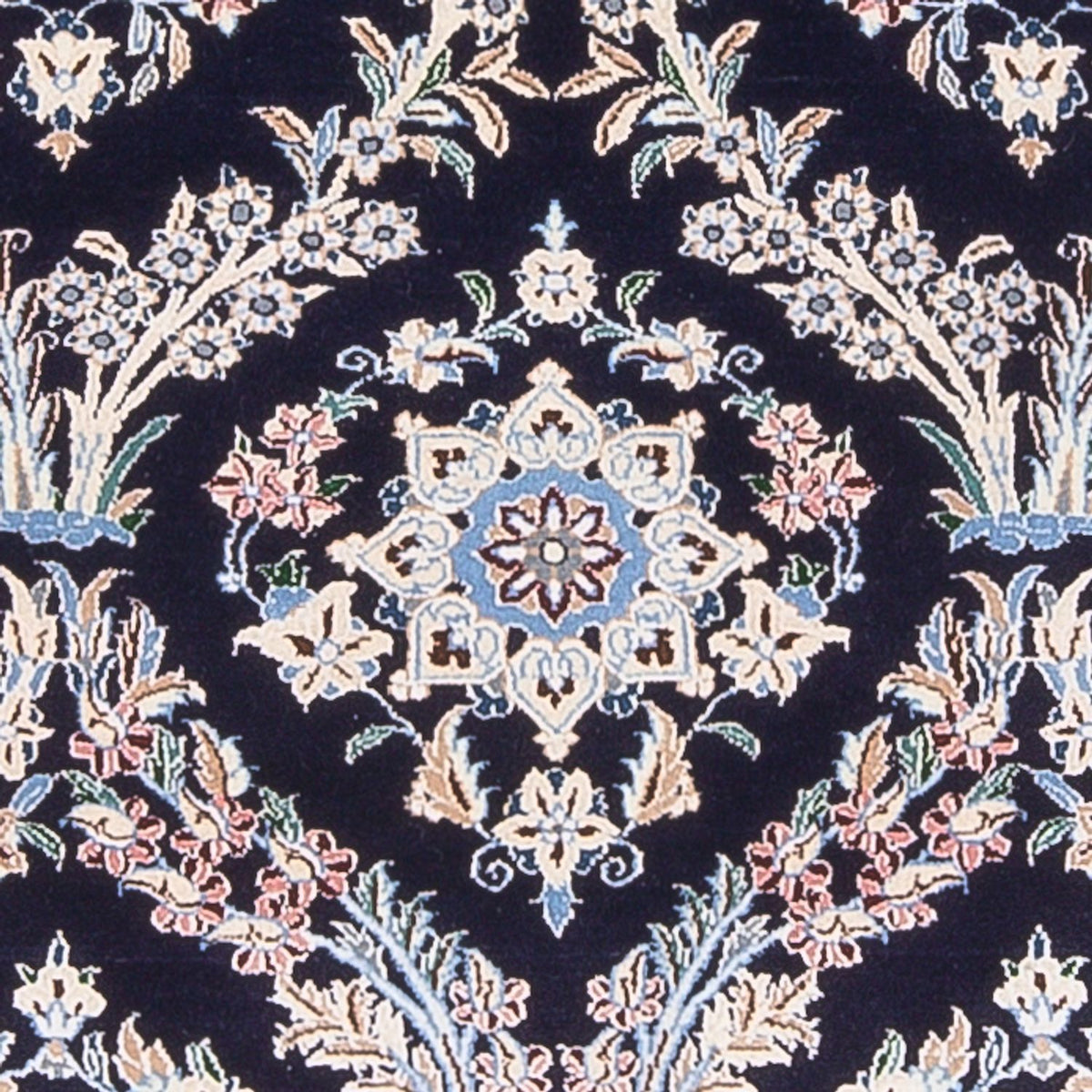 Perzisch tapijt - Nain - Premium - 142 x 98 cm - donkerblauw