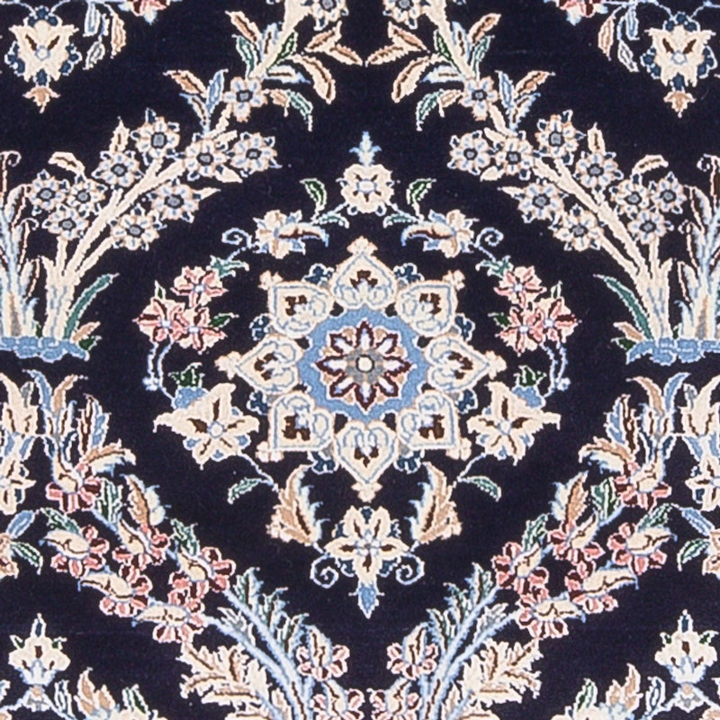 Perzisch tapijt - Nain - Premium - 142 x 98 cm - donkerblauw