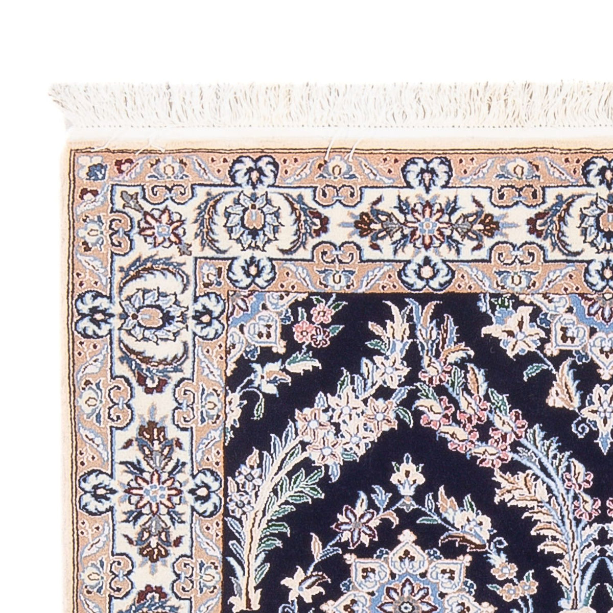 Perzisch tapijt - Nain - Premium - 142 x 98 cm - donkerblauw